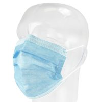 Precept FluidGard 160 Anti-Fog Procedure Mask with Earloops, Blue Diamond, One Size Fits Most