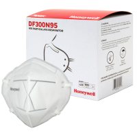 Honeywell DF300 N95 Industrial Respirator Masks, Flat Fold Molded Cup, 20 Per Box