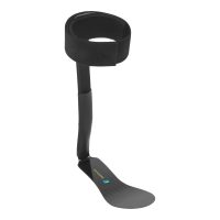AFO Light Ankle and Foot Splint for Right Foot, Large, Carbon Fiber, Adjustable, Open Calf and Heel Design