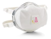 3M™ Particulate Respirator Mask with Valve, P100, White, Adjustable Fit