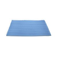 McKesson Convoluted Foam Mattress Overlay 33 x 72 x 3 inches - Blue, Latex-Free Support and Pressure Relief