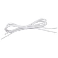 Tylastic White No-Tie Elastic Shoelaces for Seniors and Limited Mobility - 26 Inch Pair