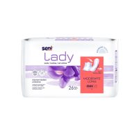 Seni® Lady Moderate Long Absorbency Bladder Control Pads - 11 Inch, Pack of 26