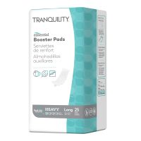 Tranquility Essential Incontinence Booster Pad, 15 Inch Long, Heavy Absorbency, 25 Pack