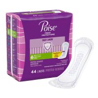 Poise® Fresh Protection Long Length Light Absorbency Bladder Control Pads for Women, 8.5 Inch - 44 Count
