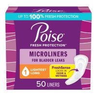 Poise Fresh Protection Microliners - Light Absorbency, 6.9 Inch Length, 300 Count
