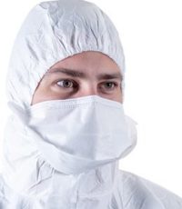 BioClean™ MEA210-1 Sterile Flat Fold Cleanroom Procedure Mask with Earloops, 600 Pack